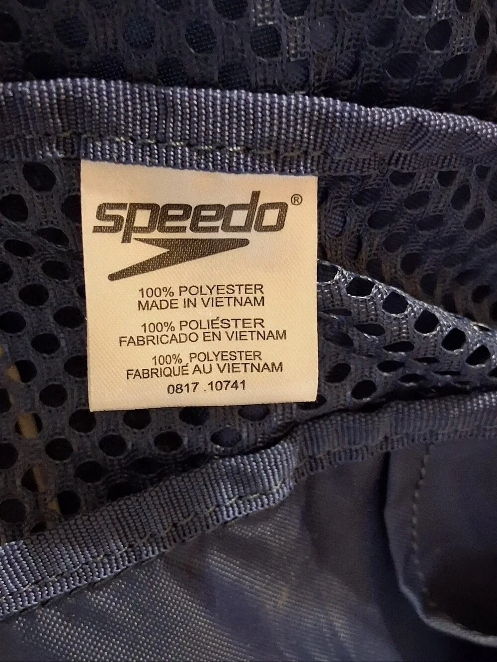 SPEEDO Ventalator Deluxe Mesh Drawstring Backpack NWT